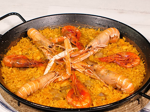 Paella Marinera, arroz Carnaroli