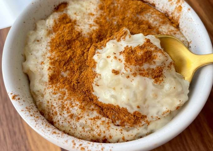 Arroz con leche Konjac y avena super cremoso